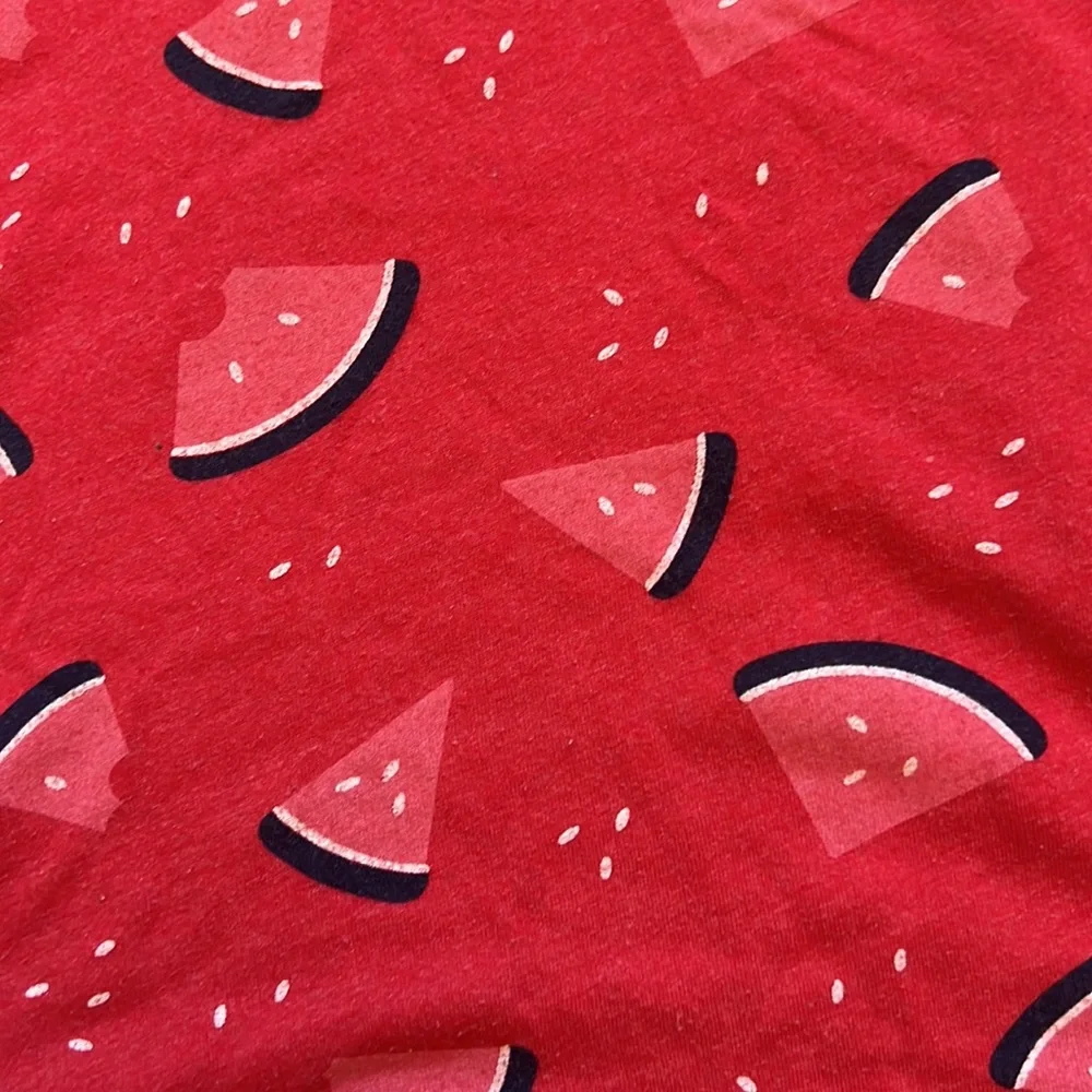 Cat & Jack Girls Red Watermelon Print Tank Top Size Medium 7/8